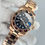 Thumbnail: CUSTOM SEIKO MOD ROSE WATCH GMT NH35 - ROSE SUB STYLE