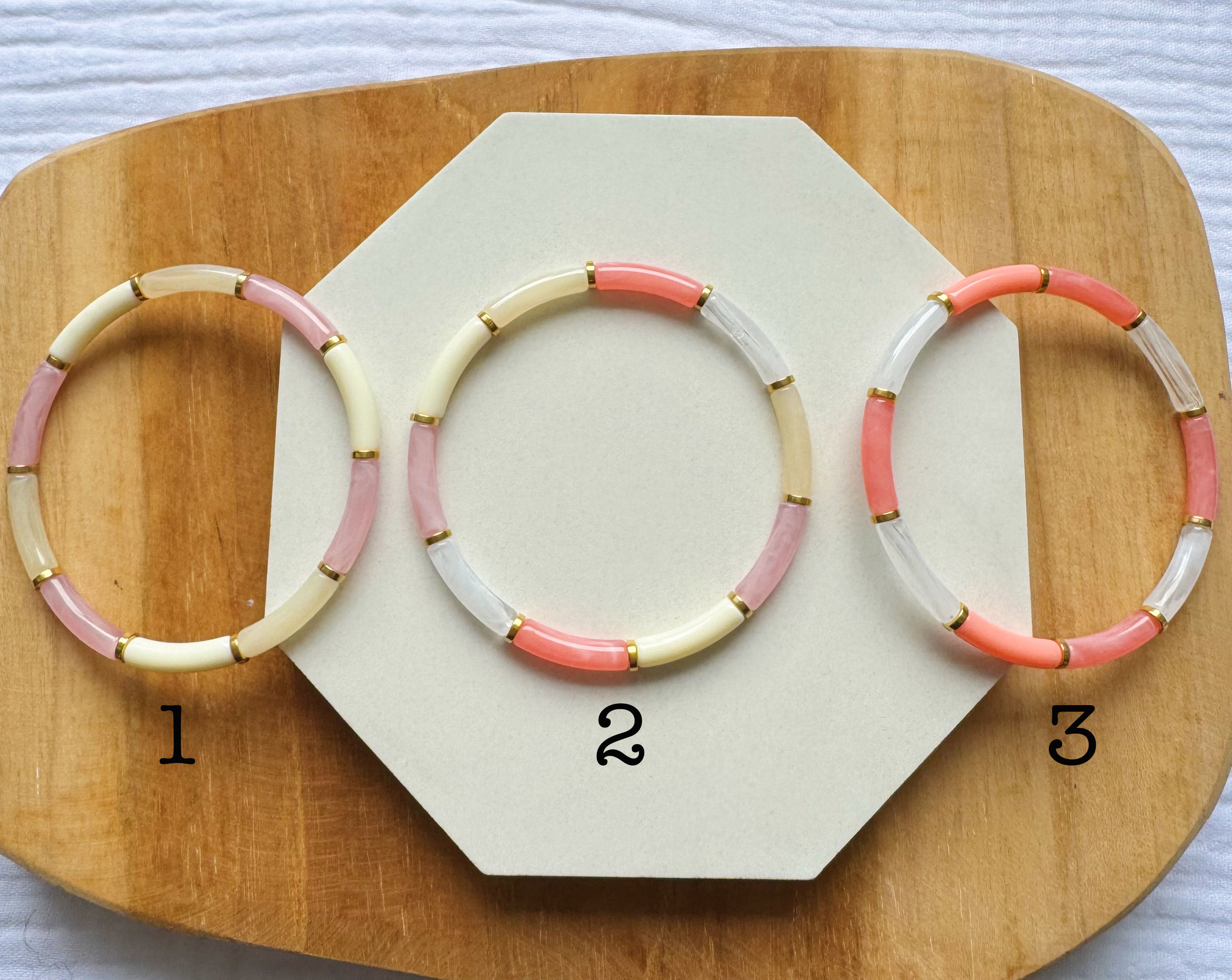 Bracelet Aliéna rose