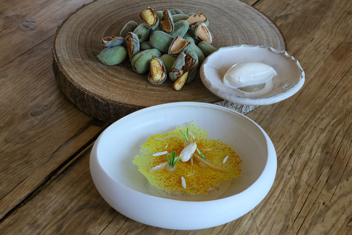 Riz au lait, amande, citron & romarin