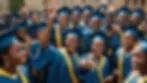 African Students Celebrating