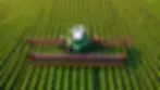 High angle view of innovative farming equipment
