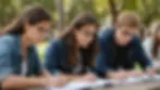 Students studying abroad