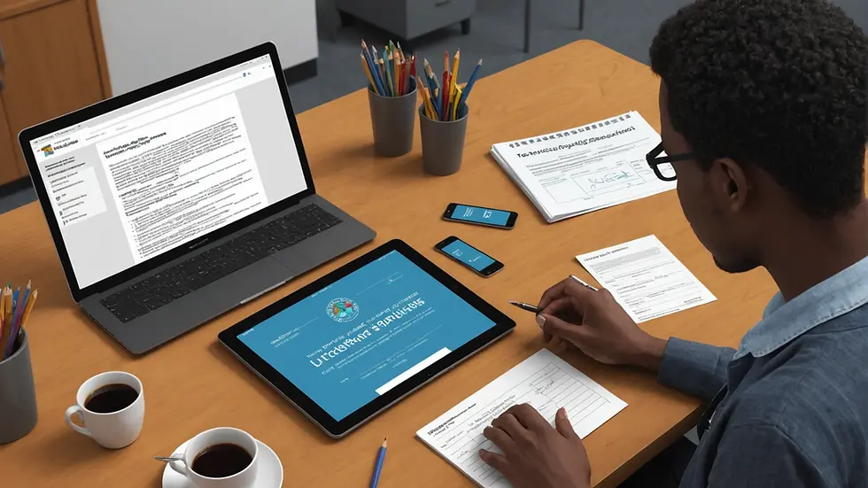 Application process illustration