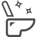 トイレが清潔でピカピカのアイコン素材 2.png