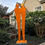 Thumbnail: Couple 8 Feet Tall Stainless Steel
