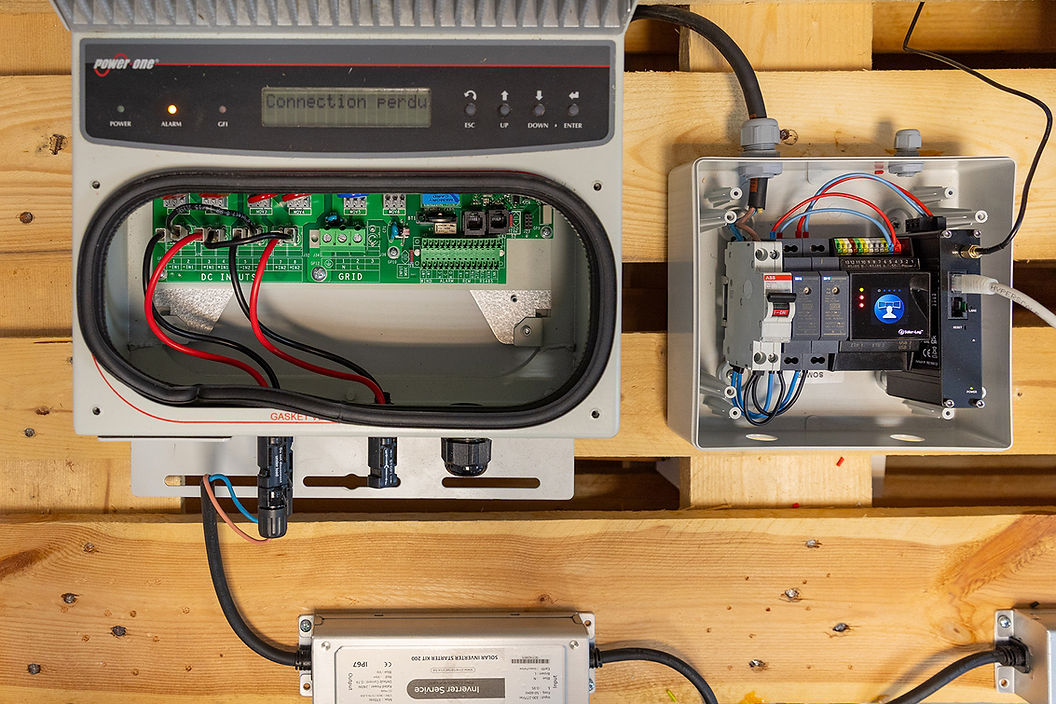 Chronologie Sundays Data system monitoring photovoltaique