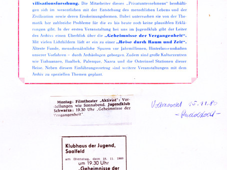 Veranstaltungsplan