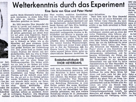 Thor Heyerdahl - Entdeckerschicksal