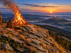 Feuer auf den Höhen. Sichtverbindungen und mögliche Signalwege im Mürztal