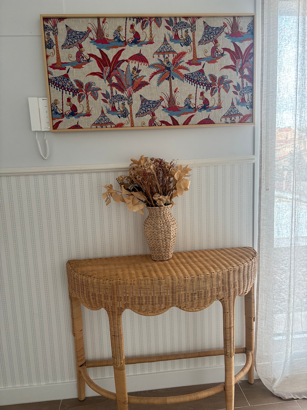 Miniatura: Cuadro Textil Indonesia Vintage 50x100cm