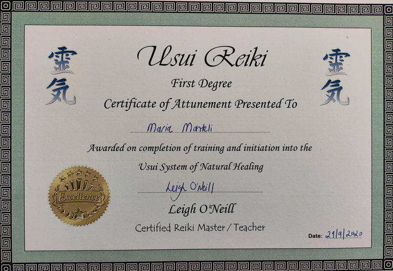 USUI REIKI - 1st Degree