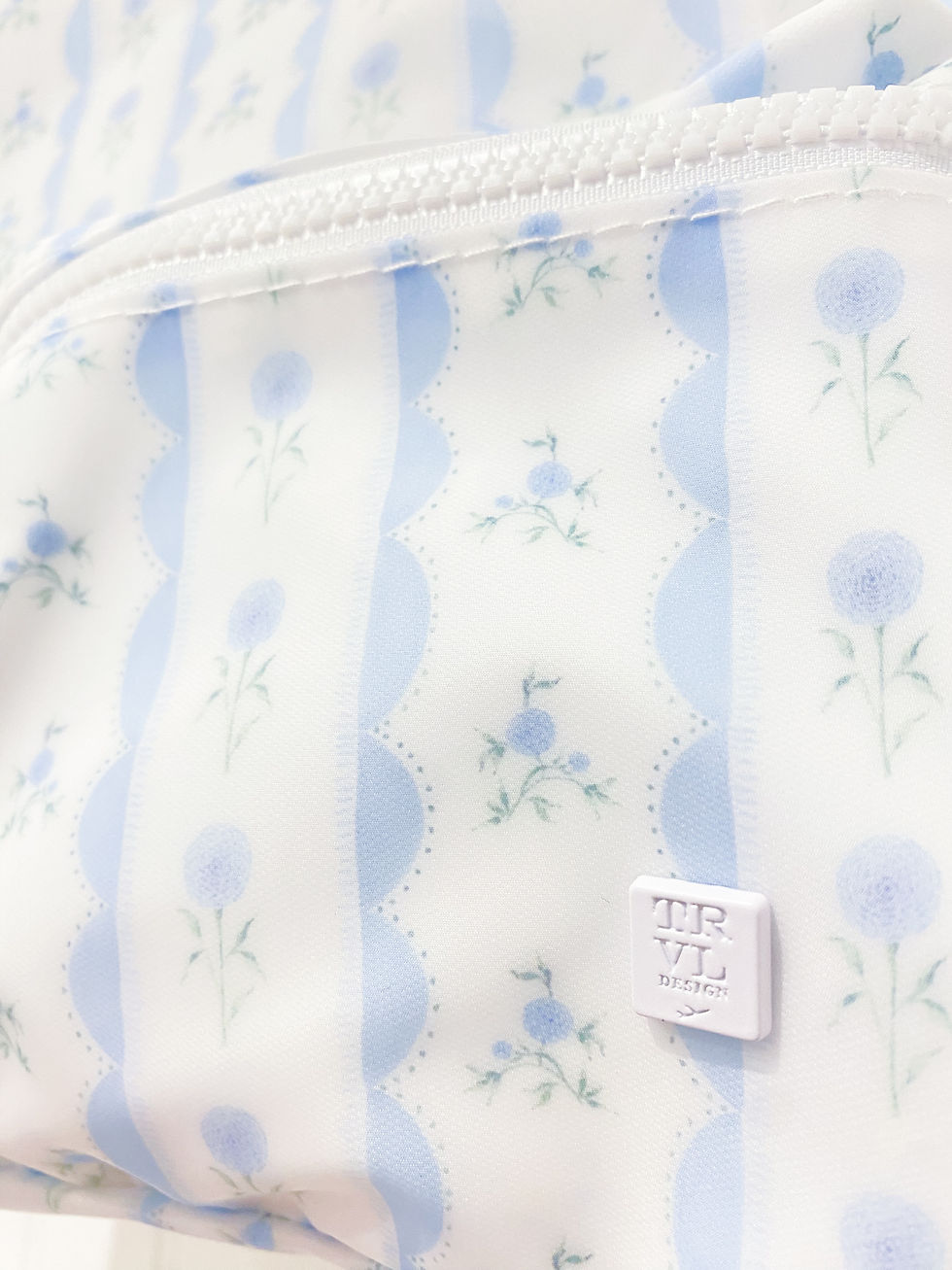 Thumbnail: TRVL Mini Backer- Ribbon Floral Blue Backpack
