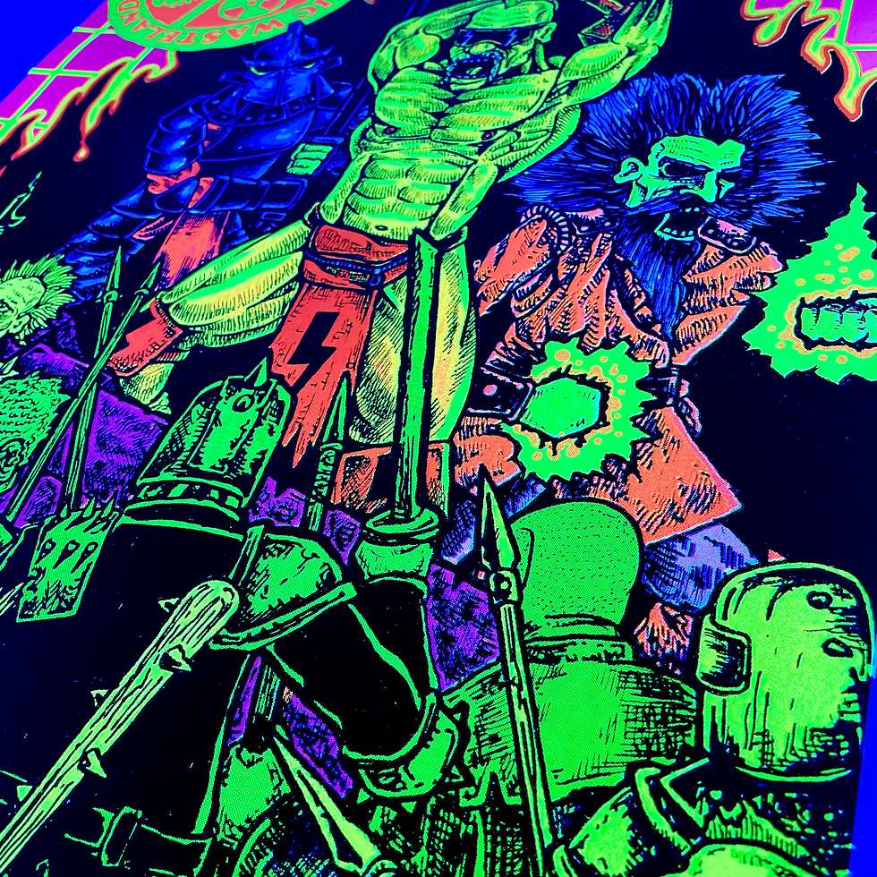 Thumbnail: Neon Lords 18 X 24 Blacklight Glow Poster