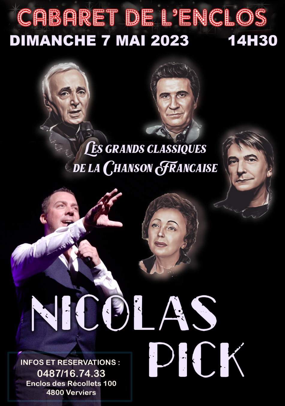 Nicolas Pick : les grands classiques de la chansons françaises