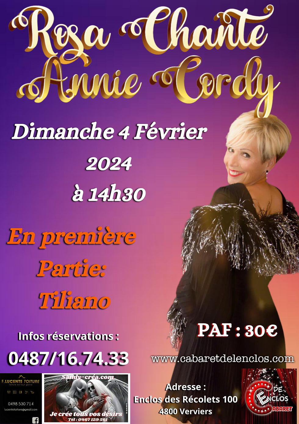 Rosa CHANTE Annie Cordy
