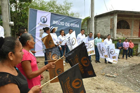 Tihuatlan: "HABRÁ OBRAS HASTA EL ÚLTIMO RINCÓN"