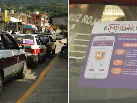 Tihuatlan: "TAXISTAS DE TIHUATLÁN PROMUEVEN “MUJER ALERTA”