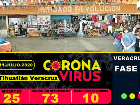 Tihuatlan: "AUMENTAN CASOS CONFIRMADOS DE COVID-19 EN TIHUATLÁN"