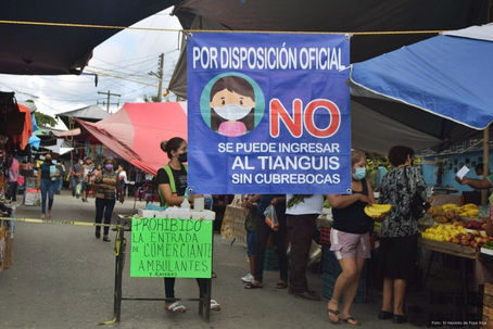 Tihuatlan: "BLOQUEAN ACCESO A RATEROS Y AMBULANTES"