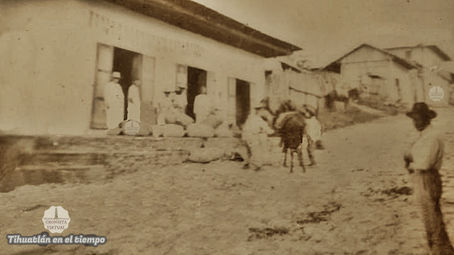 Tihuatlan en el Tiempo: CALLE CUAUHTEMOC ESQUINA CON ALDAMA