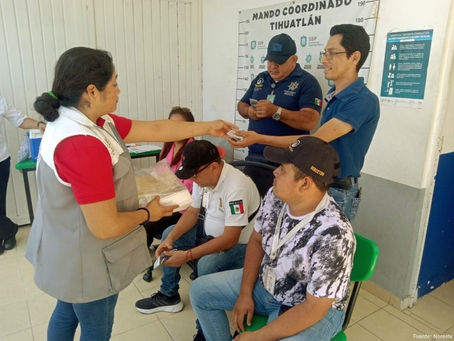 Tihuatlan: "EN MARCHA JORNADA NACIONAL DE SALUD PÚBLICA EN TIHUATLÁN"