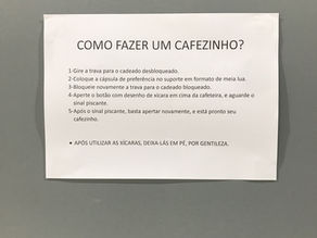 Como zuar um cafezinho?