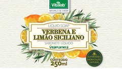 Sabonete líquido Verbena e Limão Siciliano Vitalab