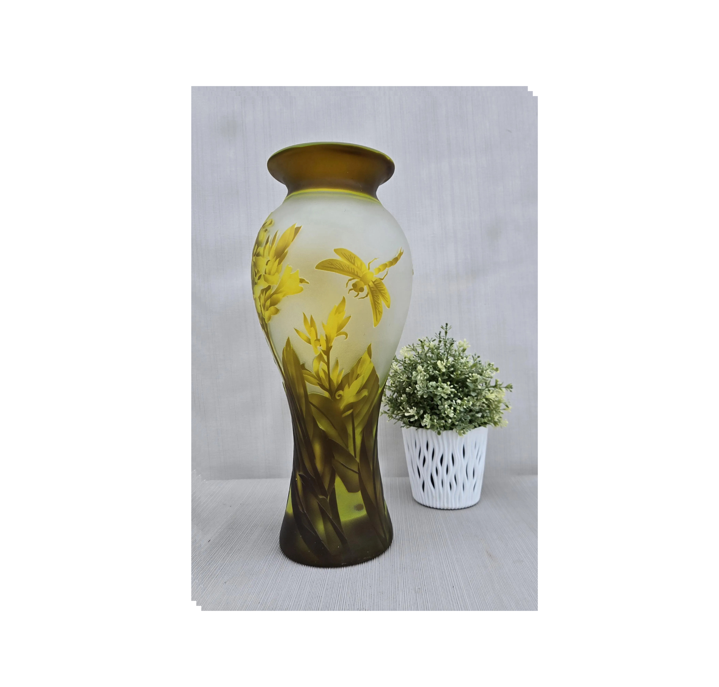 Wyjątkowy artystyczny wazon „Ważka”