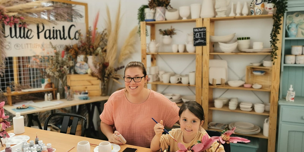 School Holiday Pottery Painting - all ages