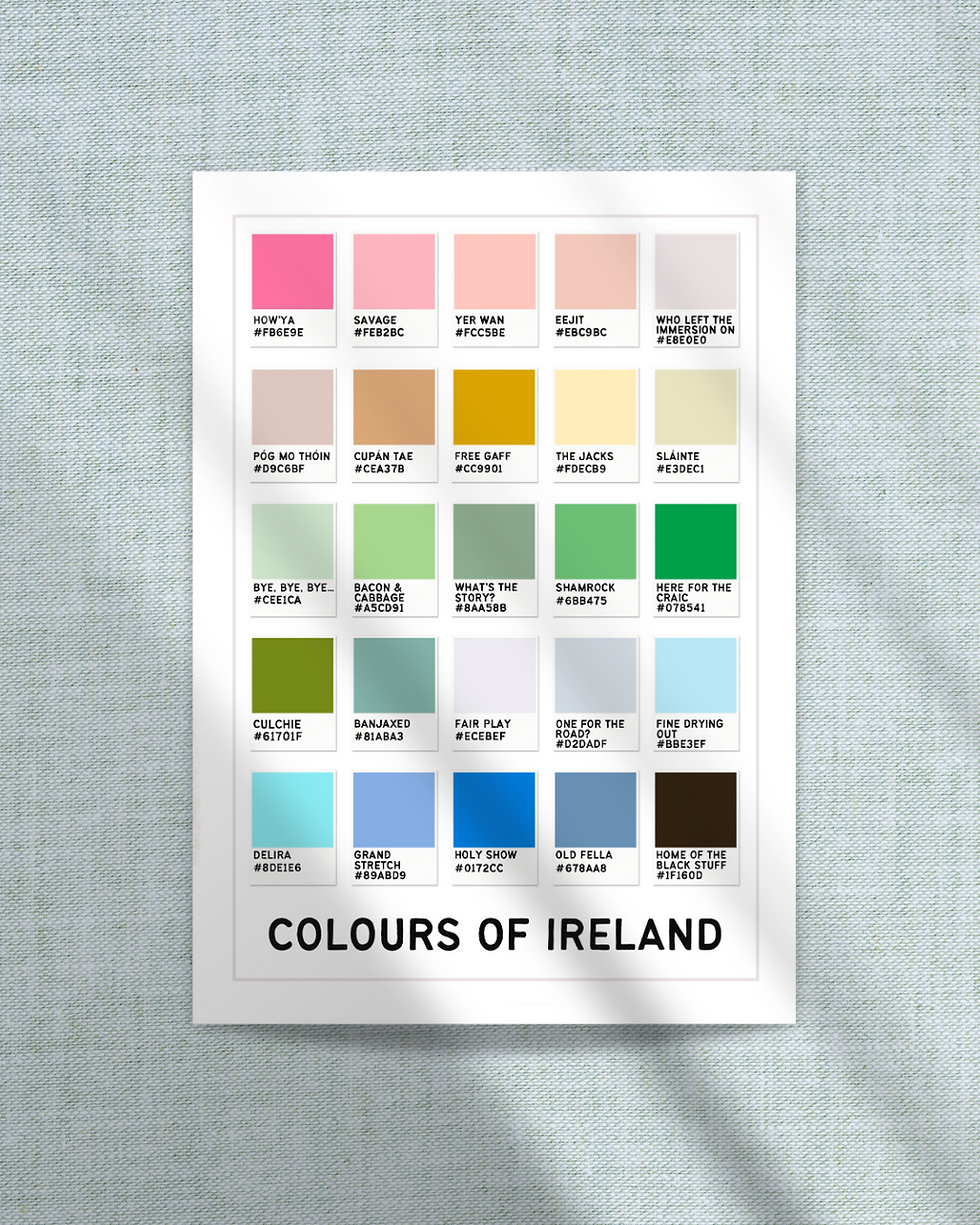 Colours of Ireland Print