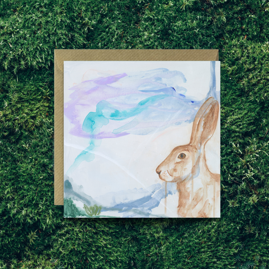 An Giorria 03 greetings card