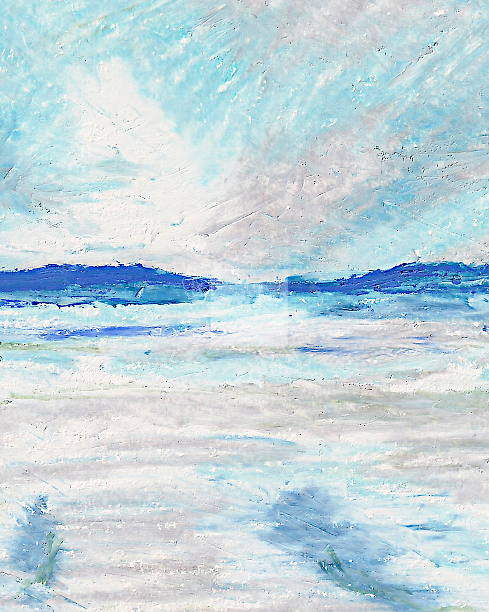 A study of Inch Beach, County Kerry by Irish Artist Hannah Sayers (Sayers Studio)