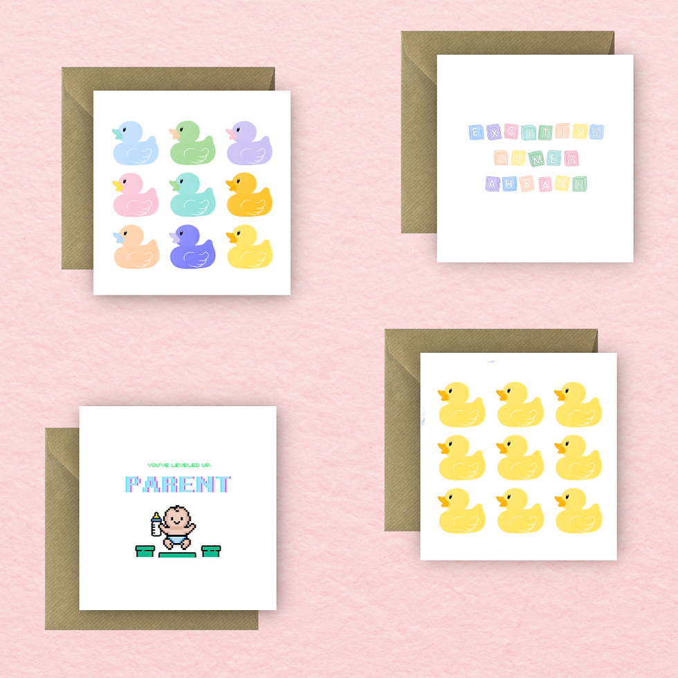 Thumbnail: You’ve levelled up: Parent (Gamer New Baby) Greetings Card