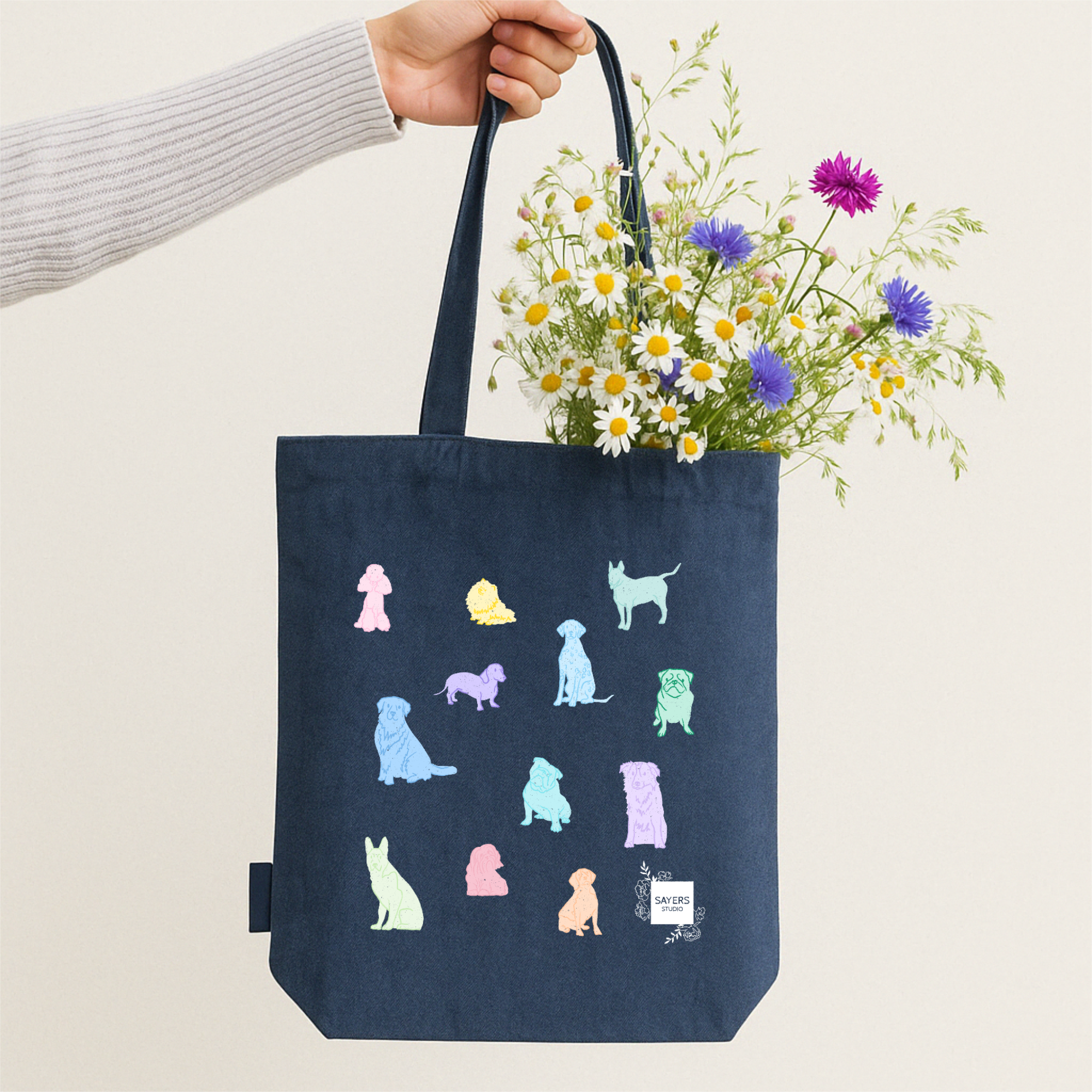 Dogs, Dogs, Dogs Tote Bag