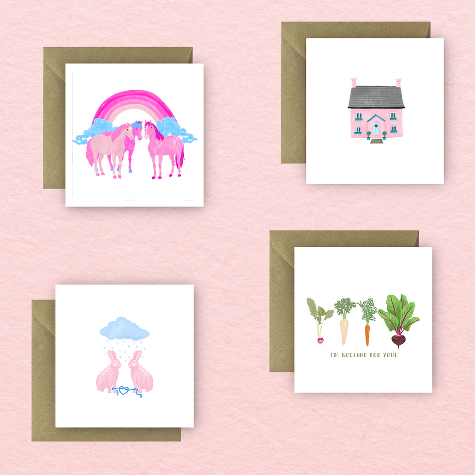 Thumbnail: Raining Love Wedding Day Greetings Card