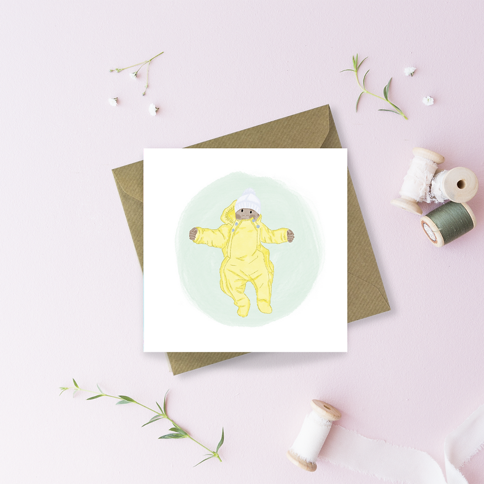 Thumbnail: New Baby Greetings Card *FIND YOUR SKIN TONE*