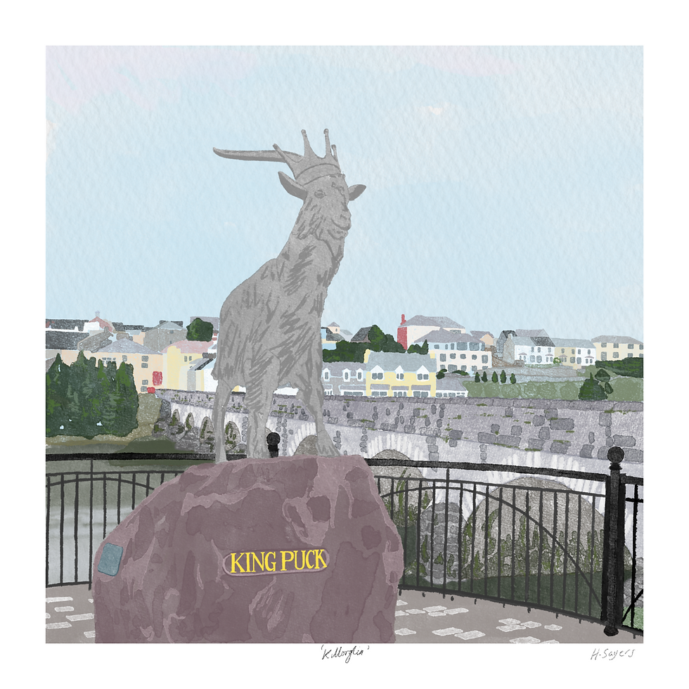 Killorglin Greetings Card