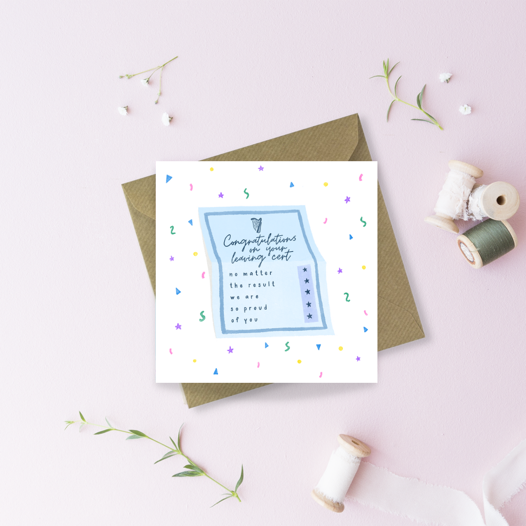 Congratulations on your Leaving Cert Greetings Card