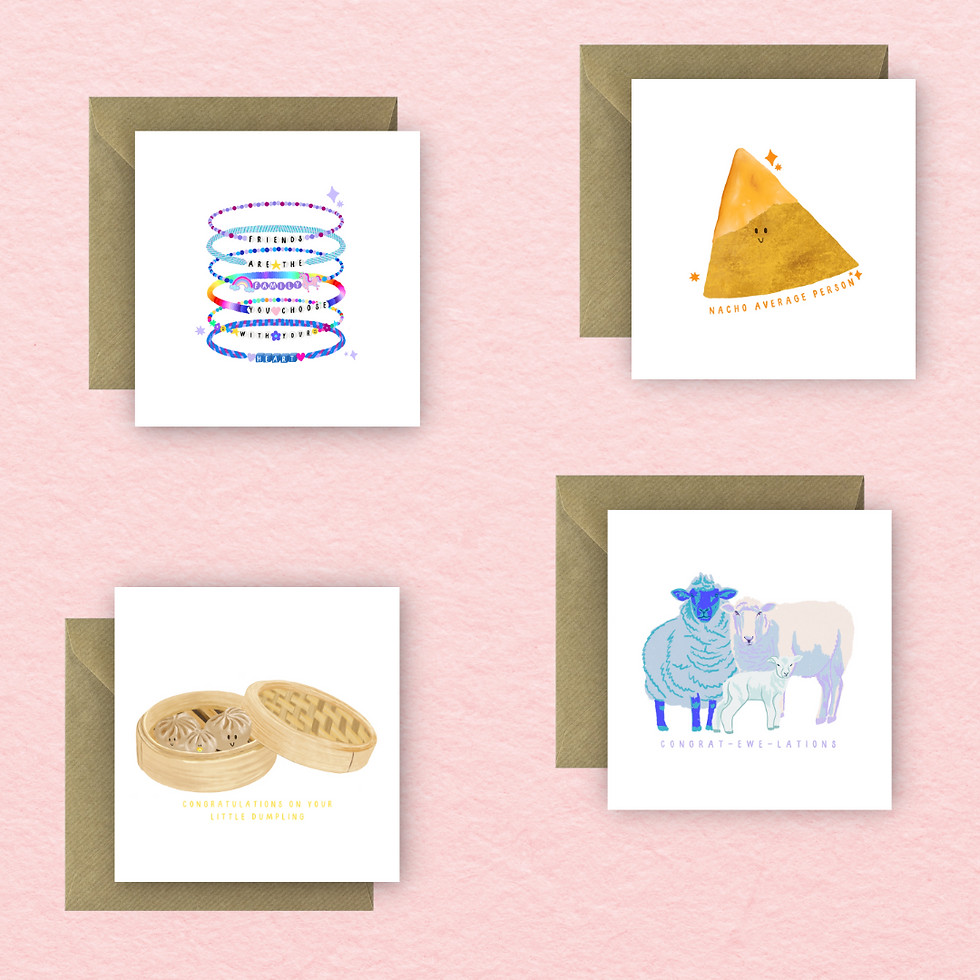 Thumbnail: Nacho average Person Greetings Card (Jenny card)