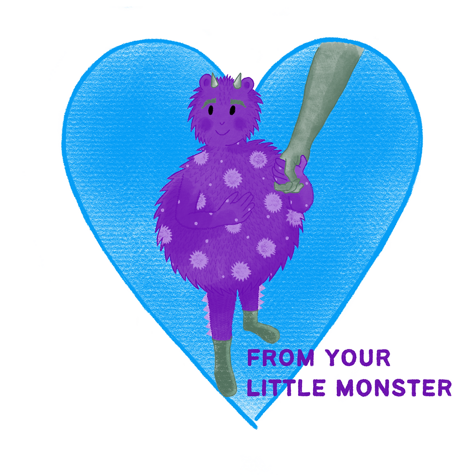 Thumbnail: From your Little Monster Greetings Card