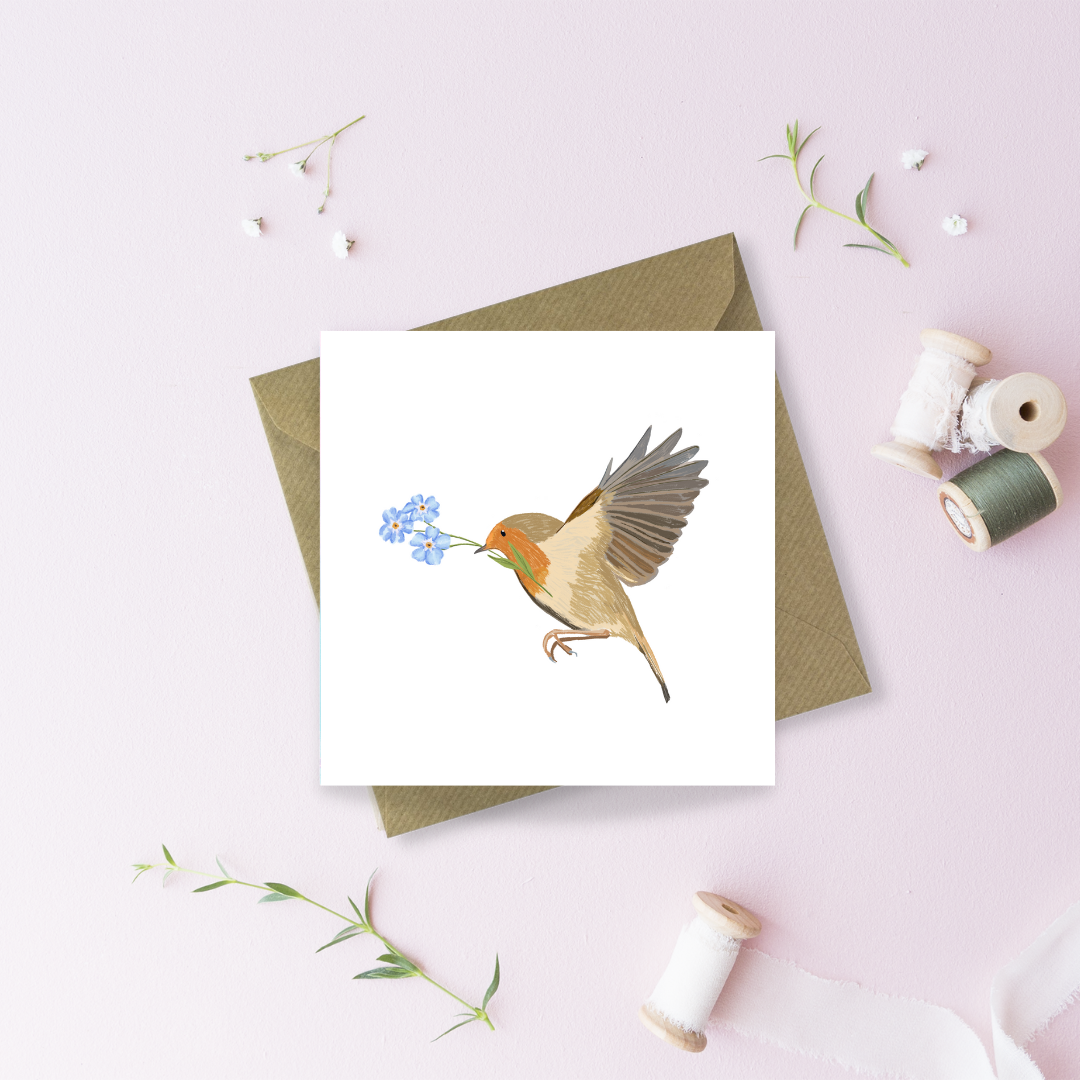 Forget me not Greetings Card