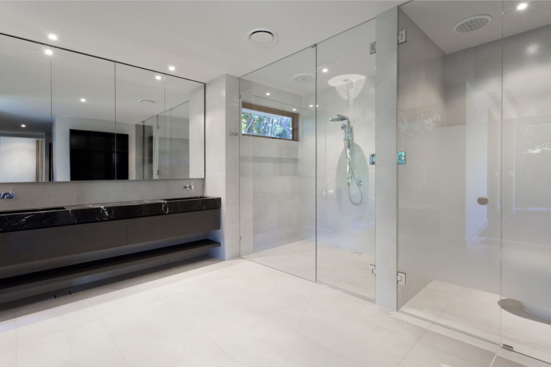 frameless glass shower door installation las vegas 4
