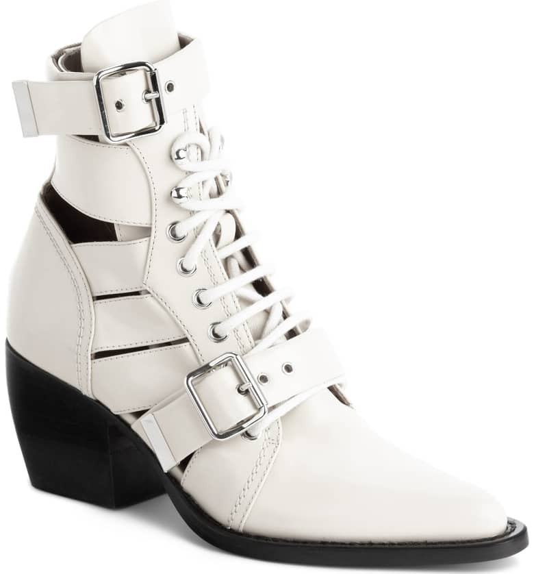 Chloe, Chloe Boots, White Boots, Booties,