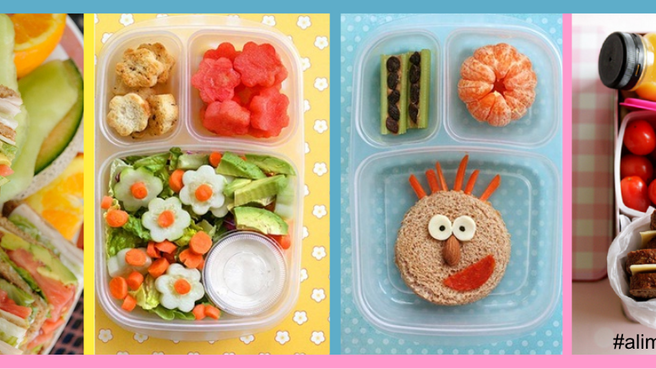 Volta às aulas, hora do lanche.