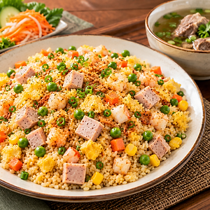 27. COM RANG THAP CAM - ARROZ FRITO MIXTO
