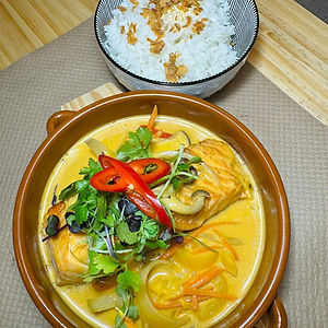 3OC. CURRY SALMON