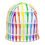 Thumbnail: Branded All-Over Print Beanie (White)