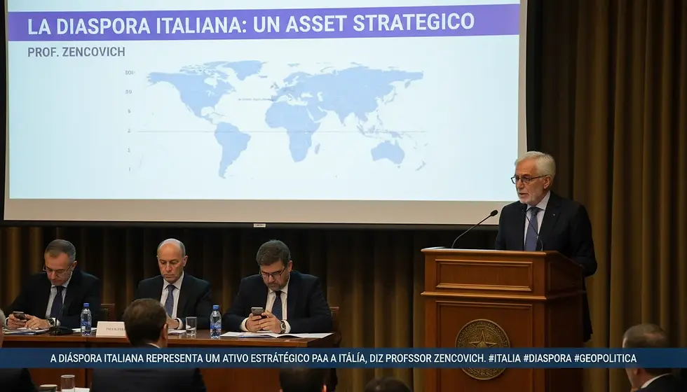 Diáspora italiana é ativo estratégico, afirma jurista em debate sobre cidadania