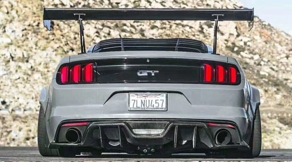 Mustang Rear Carbon Fiber Diffuser