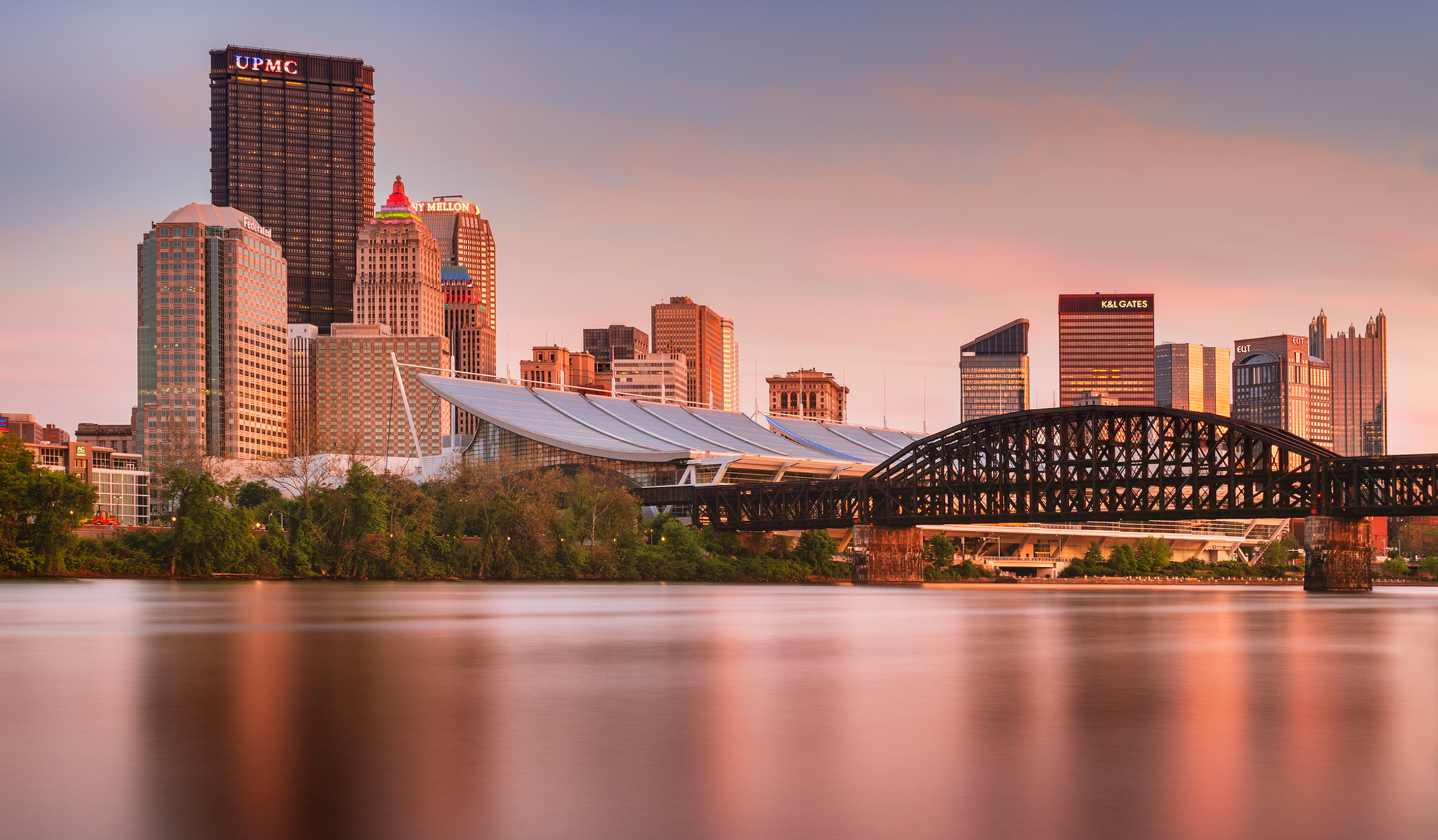 Pittsburgh Sunset At the Banks